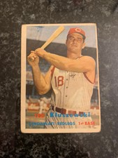 1957 Topps Baseball #165 TED KLUSZEWSKI..........