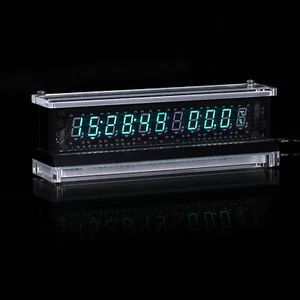 Retro VFD Tube Clock Large Display Home Desktop Decor Clock Ref Nixie Tube Era - Picture 1 of 8