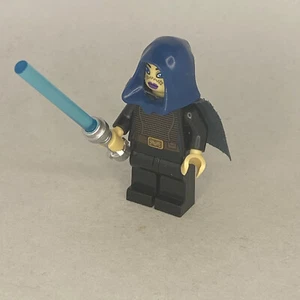 Minifigura Barriss Offee capucha y capa azul oscuro LEGO Star Wars Clone Wars 9491 - Imagen 1 de 3