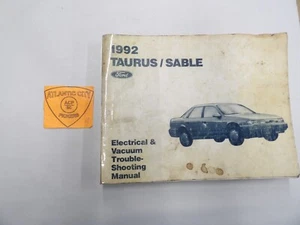 1992 Ford Taurus and Sable Electrical & Vacuum Trouble Shooting Manual - Picture 1 of 12