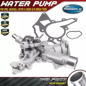 Water Pump w/ Gasket for Opel Vauxhall Astra Corsa Meriva Tigra 1334145 1334166 - Picture 1 of 9