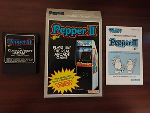 Pepper II for Colecovision Complete In Box CIB Near Mint Shape Tested - Picture 1 of 6