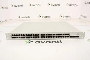 Cisco MS220-48LP L2 48 Port GigE 370W PoE Switch *Unclaimed* - Picture 1 of 5