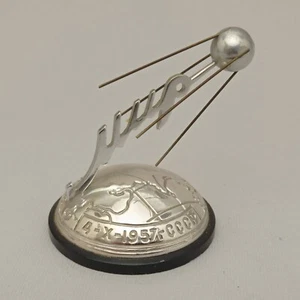 Space Program Mir First Earth Satellite Desktop Souvenir 1957 Vintage USSR - Picture 1 of 7