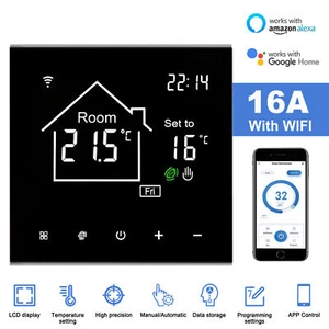 WiFi Smart Tuya Digital Thermostat for Electric Underfloor Heating Controller - Picture 1 of 17