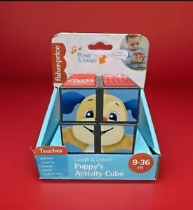 Fisher-Price Laugh & Learn Baby Learning Toy Puppy's Activity Cube Light & Sound - Picture 1 of 5
