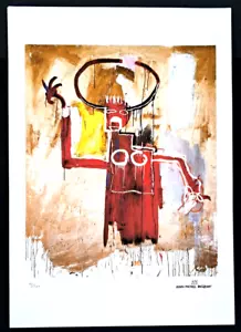 Jean-Michel Basquiat- Reproduktion Lithographie 50x35cm Nr.115/200 - Bild 1 von 3
