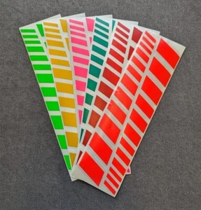 290MM X 80MM REFLECTIVE CHEVRON STICKERS - CHOOSE YOUR COLOUR - Picture 1 of 7
