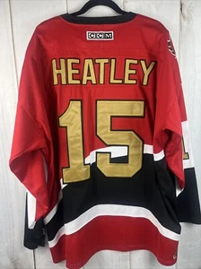 Dany Heatley #15 Ottawa Senators CCM Jersey XXL - Picture 1 of 5