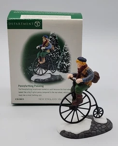 Dept 56 New England Village Series Pennyfarthing Pedaling #56.56615 - Picture 1 of 13