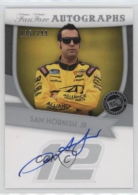 2012 Press Pass Fanfare Auto Silver /299 Sam Hornish Jr #SH Auto - Image 1 of 2