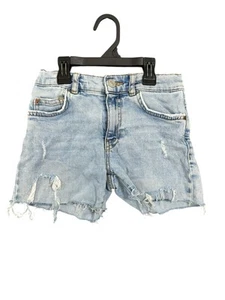ZARA DENIM PER BAMBINA PANTALONCINI JEANS TAGLIATI TAGLIATI TAGLIA 9 BAMBINO - Foto 1 di 5