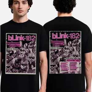 Camiseta Blink 182 Missionary Impossible 2025 Tour Merch - Imagen 1 de 8