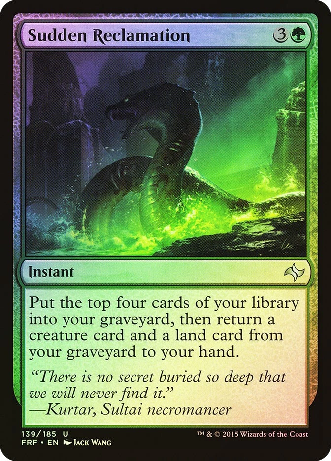 MTG FOIL Sudden Reclamation  - Fate Reforged #139 - Image 1 of 1