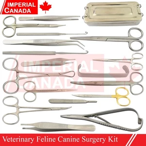 Advanced Canine+Feline Spay Pack Veterinary Surgical Instrument Set - Picture 1 of 19