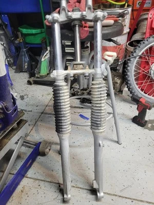 2000 - 2006 Yamaha TTR125E TTR125L TTR125LE OEM COMP FRONT FORK SET TRIPLE TREE - Image 1 of 4