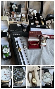Job Lot Vintage Watches Inc.Boxed,Rotary, Gossip,Sekonda Diamond,+Puma,Seiko,B&W - Picture 1 of 24