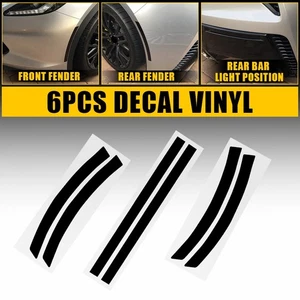 For 2014-2019 Chevrolet Corvette C7 6PCS Smoke Decal PreCut Tint Overlay Vinyl - Picture 1 of 12