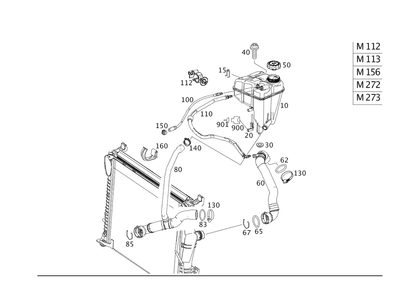 Подлинный контейнер Mercedes-Benz 230-500-02-49 - Изображение 1 из 2