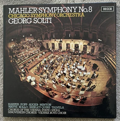 Mahler Symphony 8, Solti, CSO Decca SET 534-5, 2 Records, 1972, NM - Image 1 of 4