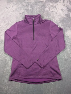Kerrits Sweater Womens Medium Purple Quarter Zip Fleece Equestrian Riding Top - Image 1 of 4