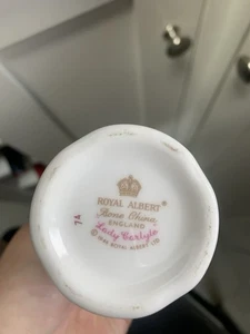Royal Albert Bone China 'Lady Carlyle' Floral Vase 23cm - Picture 1 of 2