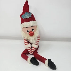 Carillón de colección divertido granja Navidad SANTA ELF KneeHugger fabricante de ruido JAPÓN AÑOS 60 FUNCIONA - Imagen 1 de 11