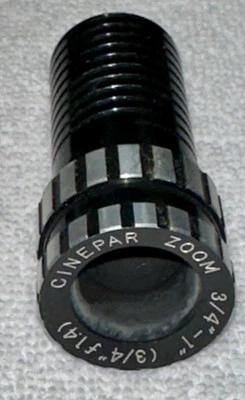 Vintage Cinebar 3/4" - 1" Zoom Projection Lens Photography Video Presentation - Image 1 of 4