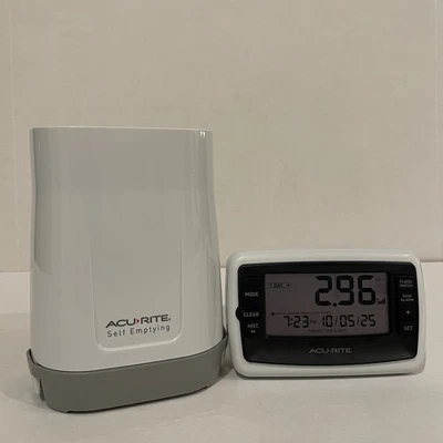AcuRite Wireless Digital Rain Gauge with Self-Emptying Collector new open box - Image 1 of 4