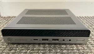 HP ELITEDESK 705 G4 Mini-PC AMD Ryzen 5 Pro 2400G 8GB/ 256GB NVME Wifi inc PSU - Picture 1 of 2