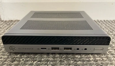 HP ELITEDESK 705 G4 Mini-PC AMD Ryzen 5 Pro 2400G 8GB/ 256GB NVME Wifi inc PSU - Image 1 of 2