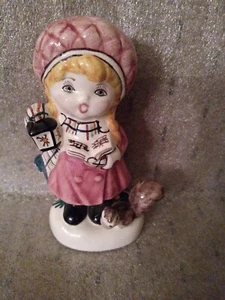 FIGURA POLICROMADA PINTADA A MANO DELFT, HOLANDA - Imagen 1 de 7