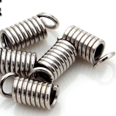 Nuevos sujetadores de crimpado de extremo de cable de bobina de resorte chapados en oro de 200 piezas 1,5 ~ 4,5 mm Foto 1 de 4