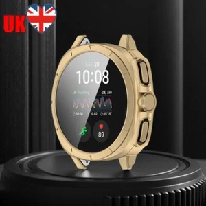 For Samsung Galaxy Watch 7 44mm PC HardCase+Tempered Glass(Champagne Gold) - Zdjęcie 1 z 9