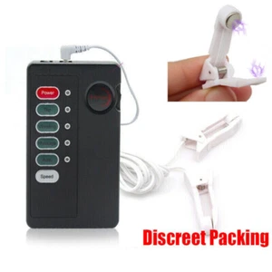 Shock Nipple-Clamps Electric Breast Clip Clit Clamp Adult-Women SM BDSM Sex Toys - Picture 1 of 12