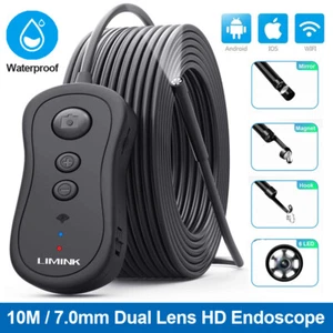 USB Wifi Endoskop Inspektion Kamera 10M 6 LED HD Endoscope für iPhone Android - Bild 1 von 12
