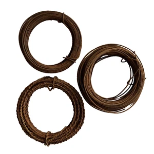 3 Rolls Coils Assorted 20/22 Gauge Primitive Rusty Wire = 75ft Craft Supplies - Picture 1 of 5