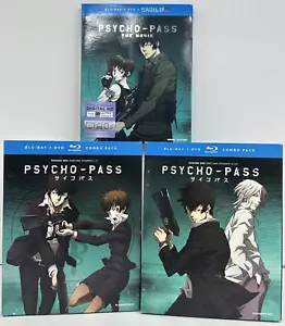 Psycho Pass: Season One Parts 1 & 2 and Psycho Pass: The Movie {Blu-ray + DVD} - Picture 1 of 16