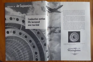 2/1953 PUB WESTINGHOUSE J34 J40 TURBOJET ENGINE ORIGINAL AD - Picture 1 of 1