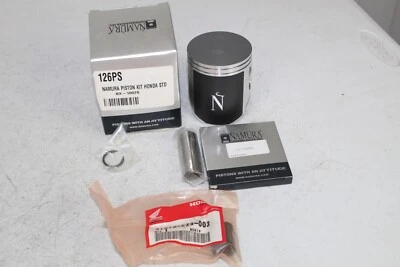NUEVO 1992-1996 Honda CR250 66,33 mm Namura Anillos de pistón Pin Rodamiento Clip CR 250 Foto 1 de 4