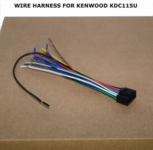 WIRE HARNESS FOR KENWOOD KDC115U KDC-115U FREE FAST SHIPPING - Picture 1 of 1