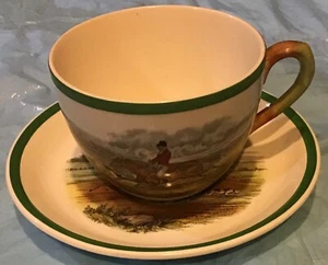 Fox Hunt Hunting Spode  Cup and Saucer #19 Gone Away Taking The Lead - Picture 1 of 4