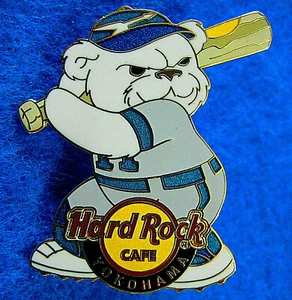 YOKOHAMA BÉISBOL JAPONÉS DEPORTES OSO POLAR SERIE BATEADOR Hard Rock Café PIN LE - Imagen 1 de 1