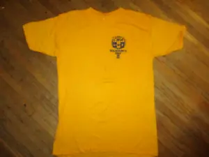 CAMISETA CWA UNION VINTAGE AÑOS 80 Solidaridad Día III Puntada Única Defectos Amarillos GRANDE - Imagen 1 de 8