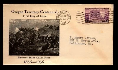 SC# 783-1 FDC - Nice Cachet - Single - Missoula - L33493 - Image 1 of 2