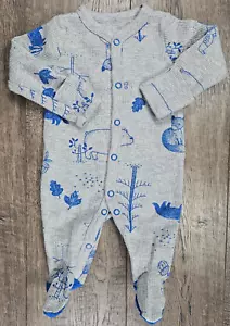 Baby Boy Clothes Carter's Newborn Big Safari Animals Footed Outfit - Picture 1 of 3