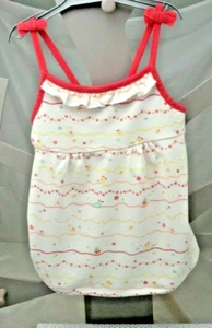 Sergent Major combishort blanc à brides motifs été bébé 18 mois - Picture 1 of 2