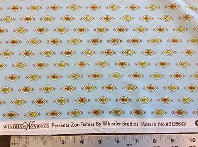 ZOO BABY # 31286 EN TELA AZUL PARA TELAS WINDHAM POR YARDA Foto 1 de 3