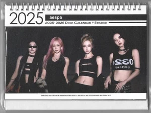 AESPA Fotokalender 2025 & 2026 K-POP 2024.11 - Bild 1 von 3