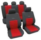 Sports Style Car Seat Covers Grey & Red For Nissan Cherry Traveller 1978-1983